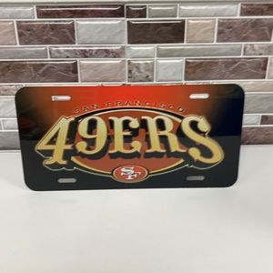 San Francisco 49ers License Plate